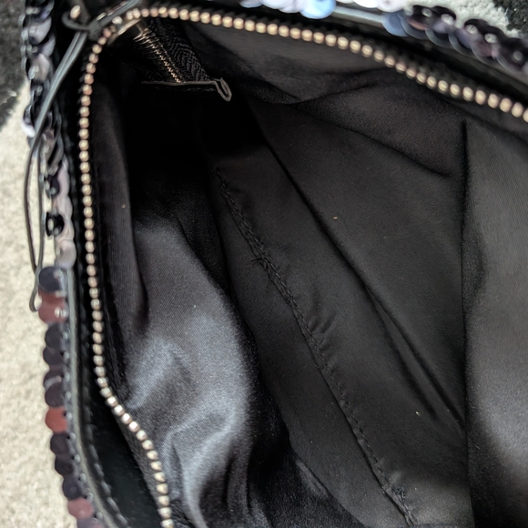 Victoria's Secret Silver Sequin Cosmetic Bag - Picture 3 of 4